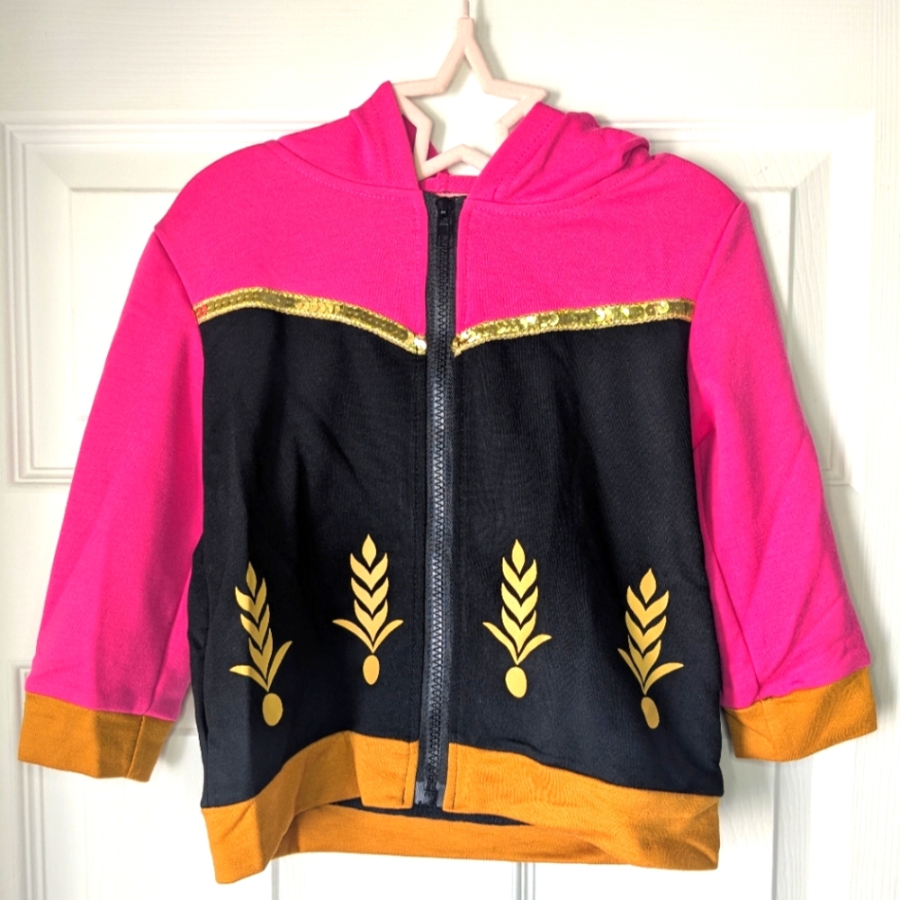 NWOT Girl's Anna (Frozen) Character Hoodie. Size 2T.